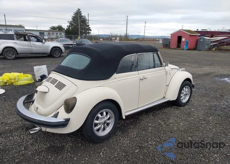 1978 Volkswagen Super Beetle из США, поврежденный, VIN 1582057239